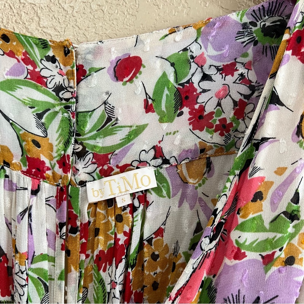 By Timo Delicate Semi Ruffle Dress Size Small - Picture 9 of 13